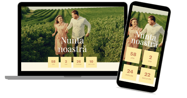 Invitație Nuntă Website "Citrus Garden"